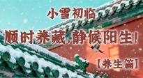 【節(jié)氣養(yǎng)生】小雪初臨：順時養(yǎng)藏，靜候陽生！